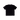 Relaxed Fitted Flower Tee Black