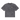 Gray t-shirt with a small logo on a white background