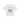 White t-shirt with a purple heart and text design on a white background