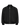 Black bomber jacket on a white background